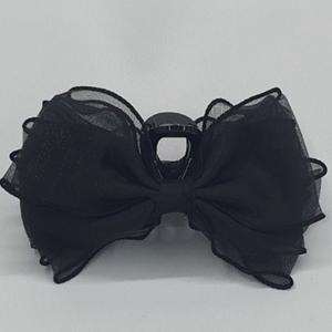 대왕 리본 쉬폰 헤어 집게핀 올림머리 긴머리 삔 핀