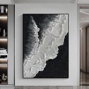50cm 캔버스 바다풍경 입체 70cm 그림액자 인테리어
