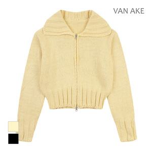 [반에이크] 집업 카라니트 가디건_VB34KCQ404Z