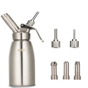 휘핑 스텐 거품 카페 프라푸치노 500ml 질소 분사기 건 휘퍼 바리스타 스틸
