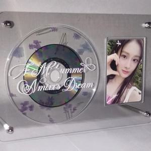 투명 CD 아이돌 사진 프레임 아크릴 디스플레이 스탠드 보호 앨범 그림 포스터 홀더 케이스