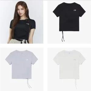 [노스페이스](광주신세계)24SS NT7UQ39 여성 아이스 애니 브라 반팔 라운드 티