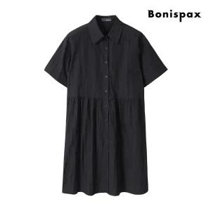 [롯데백화점]보니스팍스 바스락 셔츠 원피스 (XP4OP027M0)