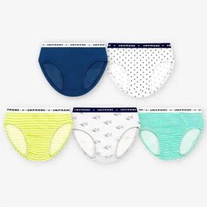 유니프랜드 마린 삼각팬티(5매입) 남아동 키즈 주니어 언더웨어 속옷