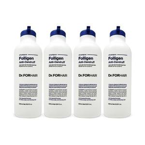 닥터포헤어 폴리젠 비듬 각질케어 샴푸 500ml 4개 Ss