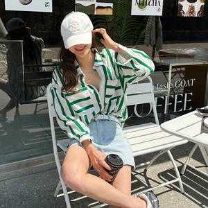 [난닝구] 퍼스콘 스트라이프셔츠