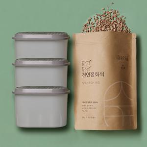 온다숲 천연 반영구 방습제 옷장 제습제 집안 장마철 습기제거제 만들기500g+용기3개