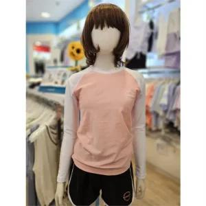 [에꼴리에]에꼴리에 세이브존03 여름 여아 레터링 배색 래쉬가드 티셔츠 23B0