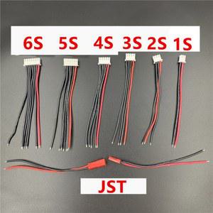 LIPO JST 밸런싱 커넥터 3S 커버 케이블 MALE 2S 포트 충전기 4S B6 와이어 IMAX 6S 배터리 터미널 5S V2 밸런스 1S 밸런서