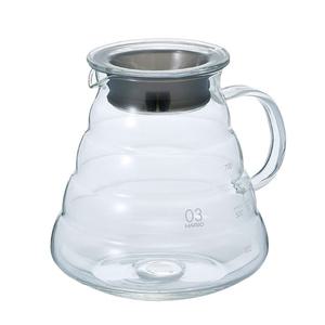 일본 하리오 V60 렌지 드립서버 핸드드립 커피서버 클리어 유리포트 800ml