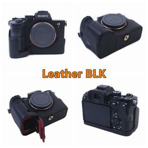 소니 A7 IV / III A1 A7M4 ILCE-7SM3 A7R5 용 PU/ 가죽 카메라 가방 하프베이스 바디 케이스 커버 셸 보호