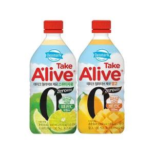 [동원에프앤비]동원 덴마크 테이크 얼라이브 제로 500ml 24입 (2종 택1) / 망고 스위트자몽