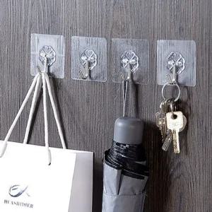 접착식 후크 30P/걸이/훅/다용도/붙이는/접착/벽고리/현관/냉장고/마스크걸이/모자/고리/주방/욕실