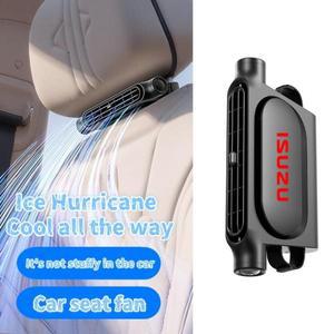 휴대용 카시트 팬 3 속도 Isuzu D-MAX D Dmax I WFR VAN ATV TROOPER   자동차 머리 받침 냉각 공기