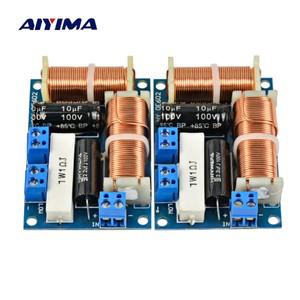 AIYIMA 오디오 2 웨이 80W 스피커 주파수 분배기 고음 저음 유닛 크로스 오버 필터 책장 HIFI