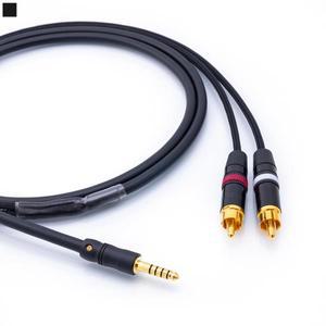 Mogami 2534 Hifi 4.4mm ~ 2rca 남성 밸런스드 오디오 케이블 Neutrik Rean Mps 금도금 플러그 | 플레이