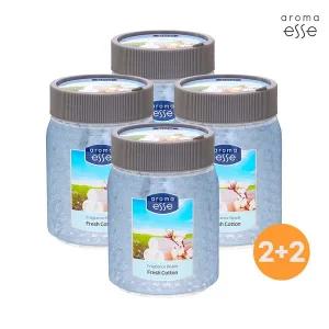 [양키캔들]아로마엣세 프래그런스 비즈 프레쉬코튼 방향제 대용량 365g X4개