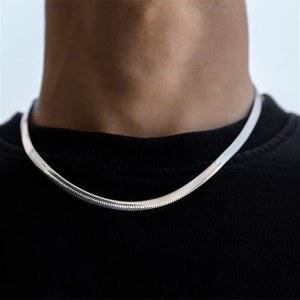 남자를위한 힙합 체인 새로운 파티 실버 선물 쥬얼리 컬러 스틸 액세서리 목걸이 스테인레스 패션