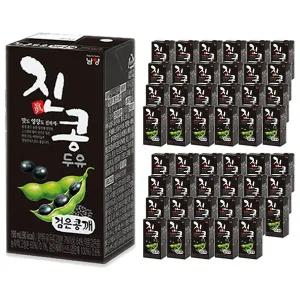 남양유업 진콩 검은콩깨 두유 190ml x 48팩