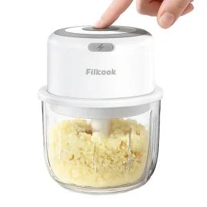 [필쿡] [본사] 25년형 원터치 무선 전동 만능 다지기 I 3중날 간편세척 300ml FK-TM02