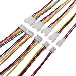 미니 마이크로 JST PH 2.0 2P 3P 4P 5P 6PIN 수 암 플러그 커넥터, 와이어 케이블 포함, 26AWG 100mm 200mm