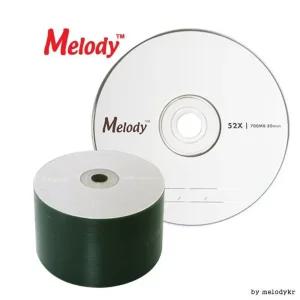 벌크 공CD 700M 52X50P디스크 CD보관함 CD DVD 실용적 간편한사용 대용량 카세트테이프 시디 미디어
