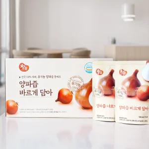참든 유기농 양파즙 양파 바르게 담아 100ml x 60포