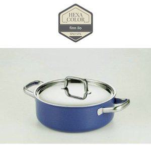 갤러리아 [finn ilo] 핀일로 헥사 칼라스텐 통5중 22cm 전골냄비+스텐뚜껑(4color)