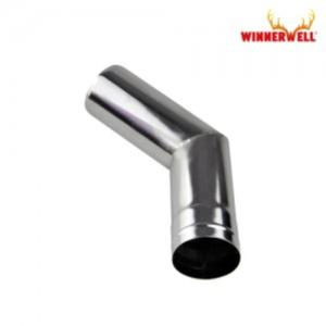 위너웰 화목난로 전용 스테인레스 45도 연통 63mm