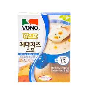 보노 컵스프 체다치즈 스프 62.4g 3개