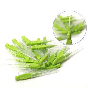 국산/치과납품/치간칫솔100개+휴대용케이스+덤10개/교정칫솔