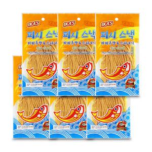 피시스낵 바비큐향 앤 스파이시 13g x 24개 (1팩) 어포 안주