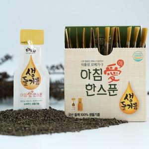 '아침애(愛)한스푼' 국산 생들기름 스틱 (5ml*15개입)