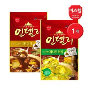 CJ이츠웰 인델리커리 1kg 1개 (2종 택1) / 데미 파니르 / 인도풍 정통커리