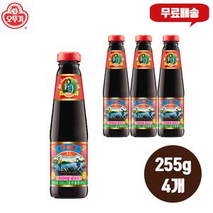 오뚜기 이금기 프리미엄굴소스 4EA, 255g 무료배송/최상급 굴추출물 95%함유/깊고 풍부한 맛/볶음요리
