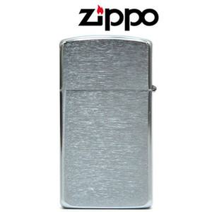 O- 지포 라이터 정품 US 기본모델 슬림 ZIPPO 지포 1600 크롬 무광소 라이터 한강