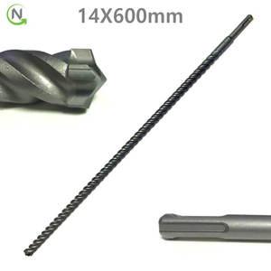 블랙불 롱 콘크리트 기리 4날 14 x 600mm 함마 드릴 비트 벽 전선 구멍 SDS PLUS 햄머 해머 콘기리