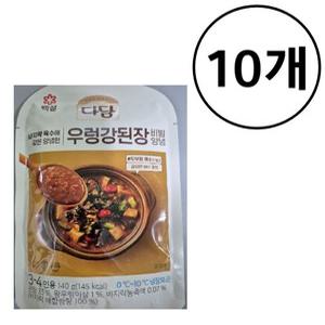 CJ 다담 우렁 강된장 비빔양념 140g X 10개