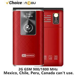 액세서리 빅 푸시 단추 플립 휴대폰 2.4 인치 듀얼 SIM 카드 MP3 스피드 다이얼 SOS 시니어 C 타입 클램쉘