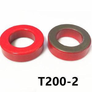 철 분말 코어 T200 2, 더스트 코어, 페라이트 토로이드 코팅, 레드 그레이 AG, T200, OD ID HT, 51 32 14MM, 12NH/N2, 10UO