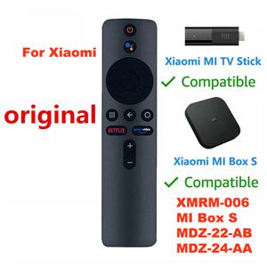호환 샤오미 MI TV 스틱 박스 S XMRM-006B 음성 Google Assistant Prime Video용 새 리모컨