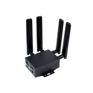 WaveshareRM520N-GL 라즈베리 파이용 5G HAT 케이스 포함 쿼드 안테나 LTE-A 글로벌 밴드 GNSS 포지셔닝 브