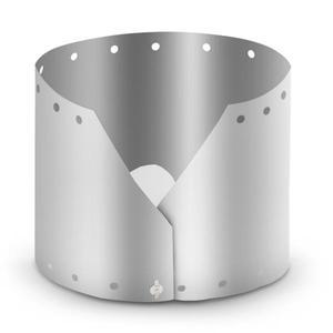 초경량 티타늄 캠핑 스토브 바람막이 야외 가스 방풍 플레이트 스크린 15cm