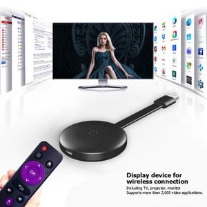 오네어 크롬캐스터 듀얼 밴드 WiFi 무선 디스플레이 4K HDMI 호환 어댑터 TV 동글 비디오 Airplay