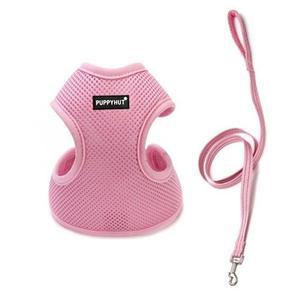 [JHQS9ZPF_52CM]고양이 산책 가슴줄 조끼 하네스 핑크XL