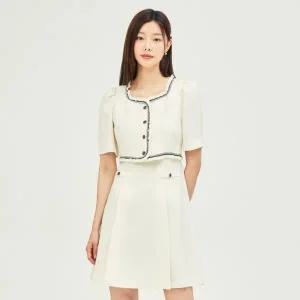 [JJ지고트](신세계 사우스시티)니팅 프릴 A라인 미니 원피스 GP5A0OP541