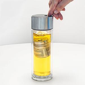 마그넷 이중유리 티 보틀 텀블러 리유저블컵 300ml