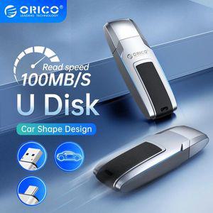 노트북 멀티포트 C타입 ORICO UFSD 3.2 USB 플래시 드라이브 금속 가죽 펜 타입 C 256GB 128GB 64GB 32GB