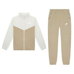 나이키 NSW 스포츠웨어 플리스 트랙수트 여성 트레이닝복세트 츄리닝 러닝복 베이지 FD3067-072