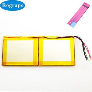 Yepo 737A 13.3인치용 새 리튬 폴리머 7.6V 8000mAh 노트북 태블릿 배터리 3780185   8선 플러그